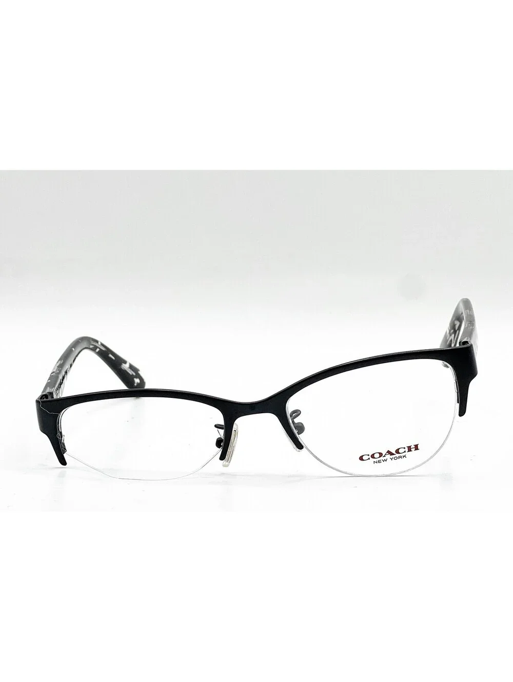 Coach HC 5078 9254 Satin Black Crystal Mosaic Authentic Eyeglass Frames 50-18